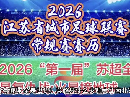 寻球:没有假球,全是世仇!苏超凭什么火遍大江南北?