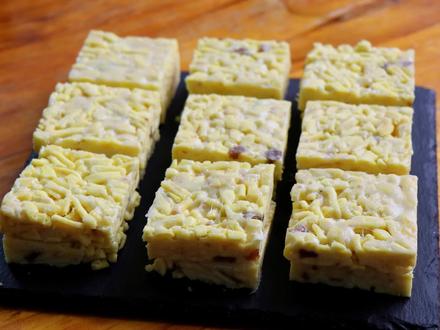 粉丝想要的沙琪玛,说去年熬糖的学不会,今天就做个粘软拉丝不熬糖的