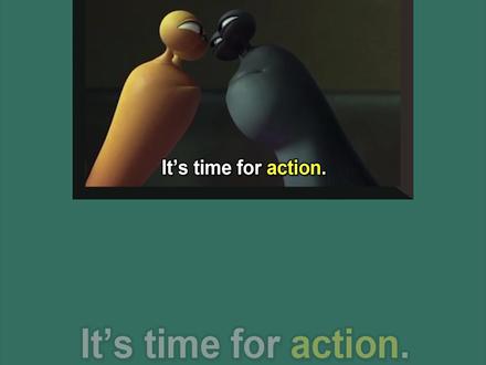 好行动~@傻瓜英语漫画 @抖音小助手 #零基础学英语 #萌知计划 #伙伴计划