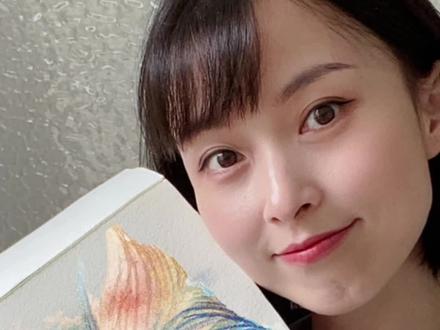 详解水彩斗鱼绘画步骤和珠光颜料的使用~#水彩 #水彩教程 #一起学画画