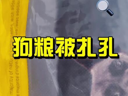 #狗粮事件 #毒狗粮事件 #狗粮扎孔 #毒猫粮 狗粮扎孔这种小概率事件轮到我头上了