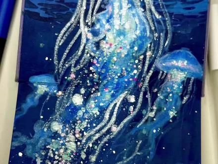 丙烯马克笔教程|银河水母🪼 许下心愿,浪漫的水母会帮你实现
#丙烯马克笔 #每日一画 #青年创作者成长计划 #绘画教程 #梦幻