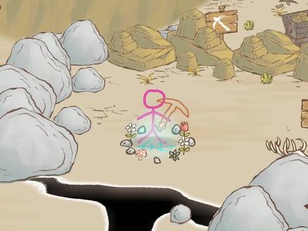 火柴人大冒险!儿子被恶魔抓紧山洞里,我单枪匹马前去营救他