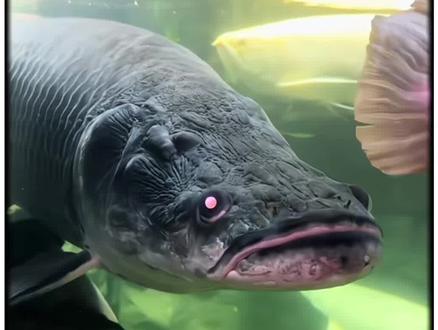 如果咸鱼可以翻身,那这条小鲤鱼可能颠覆你的认知。#刀疤鲤 #巨骨舌鱼 #刀哥#科普 #动物