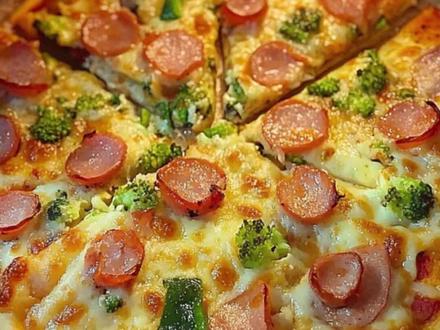 我的烤箱累瘫了…#美食教程#烤箱#烘焙 #大人小孩都爱吃#披萨