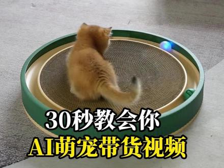 保姆级Ai带货教程 #猫咪玩具推荐 #萌宠出道计划 #宠物用品 #Ai带货 #宠物带货