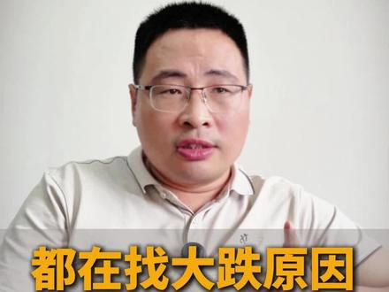 都在找大跌原因 主力已跑? #股市 #财经 #股民