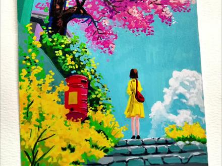 太治愈了吧!丙烯马克笔樱花树下的春日来信
笔:初描72色丙烯马克笔
本子:Cuncui纯粹10厘米200克中粗纹
#丙烯马克笔涂鸦#画画教程#治愈系#一起学画画 #初描丙烯马克笔