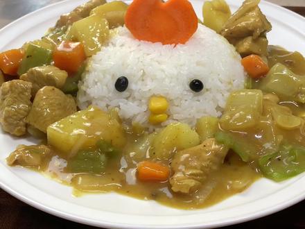 小鸡咖喱饭,这样做好吃又好看,大人孩子都爱吃。#早餐