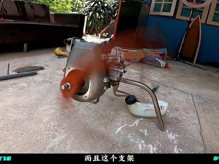 废弃的割草机制作大型遥控无人机 #工业设计 #割草机 #无人机 #固定翼 #制作过程