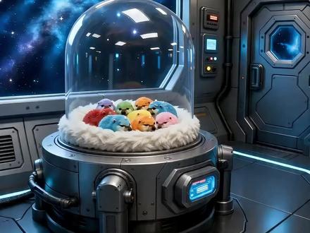 蓝色刀盾又成功培育了! 这只臭企鹅又来了,哇爆装备了!咕咕嘎嘎把武器库搬过来了。#我的刀盾 #咕咕嘎嘎 #终末地