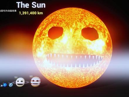 太阳觉醒了 太阳系行星、卫星、矮行星、恒星全都觉醒了。#太阳觉醒 #星球觉醒 #星球