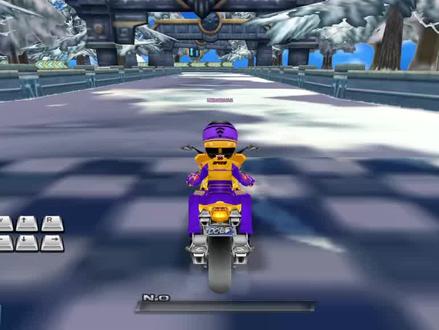 #qq飞车端游 古城秘境1.11摩托车