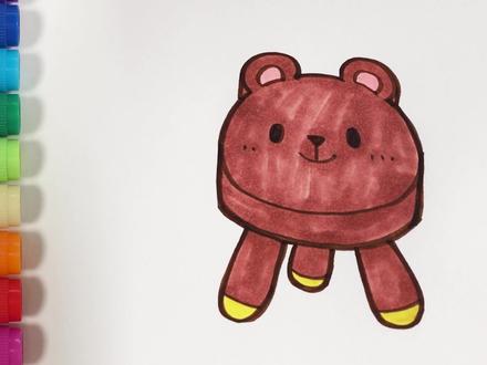 儿歌多多儿童简笔画 桌子 学画可爱小桌子 快乐过家家