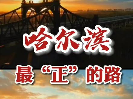 哈尔滨唯一一条“正南正北”方向的路!哈尔滨主城区的路是不分东南西北的,能找到一条正南正北的路实属不易,你能找到一条正东正西的路吗?#哈尔滨 #我的城市 #城市记忆 #疫情居家看地图 #地图