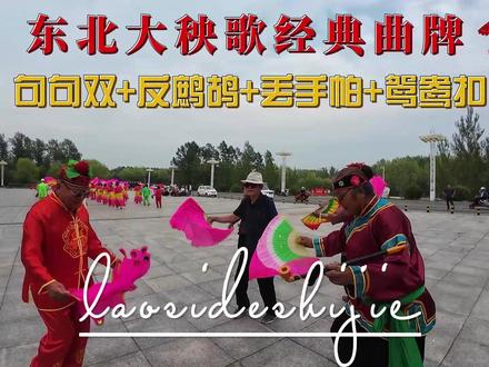 东北大秧歌经典曲牌句句双+反鹧鸪+丢手帕+鸳鸯扣,一小时二十秒! #秧歌