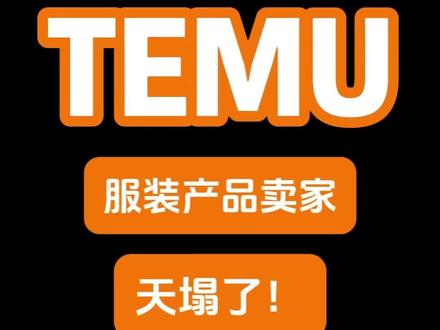 temu,服装类卖家的天塌了!#temu #temu洗水唛 #temu还能做吗 #temu商家现状