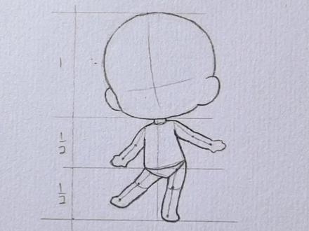 Q版人物怎么画#画画#简笔画##跟着抖音学画画 #画画其实很简单 #内容启发搜索