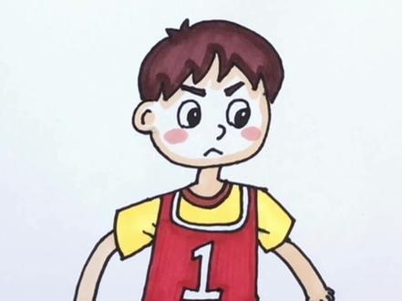 人物简笔画之运动男孩,点赞收藏给孩子慢慢练习吧!🎨😁#简笔画#篮球#运动 #画画 @DOU+小助手 @DOU+上热门