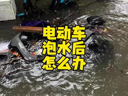 电动车泡水后怎么办 #九号电动 #小牛电动 #九号真智能 #故障排除