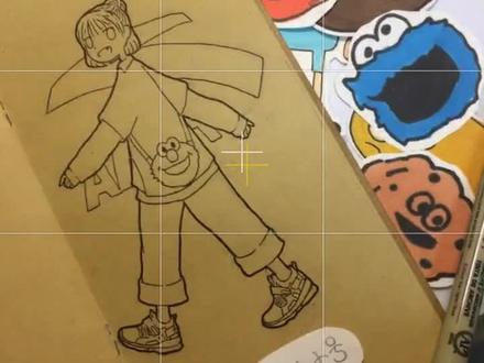 #简笔画 #原创 #安踏 来晚了来晚了