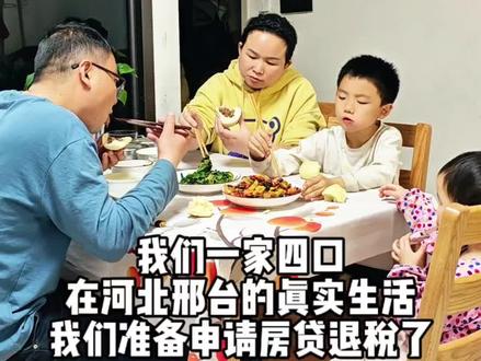 我们一家四口在河北邢台的真实生活,我们准备申请房贷退税了,加上我退的1200多,能减轻不少生活的压力#房贷退税 #退税流程 #记录真实生活 #真实生活分享计划 #退税