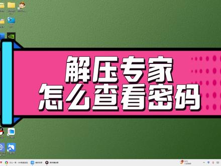 解压专家怎么查看密码?