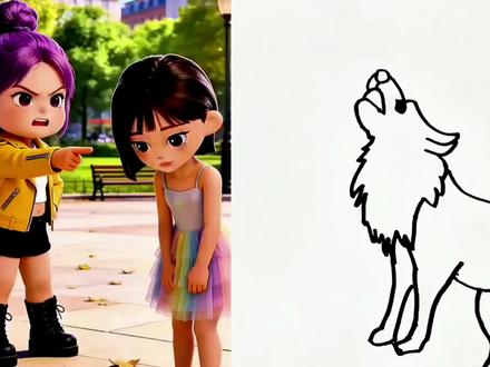 豆包的妈妈是个虚拟人 #简笔画#看动画学画画#画渣别喷 #动画#二次元@抖音创作者中心 @抖音精选小助手