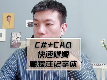 C#修改高程点注记文字样式#编程 #cad教程 #测绘 #南方测绘 #文字 #高程点 @金意测绘人生 @产品经理兰兰 @虎妞