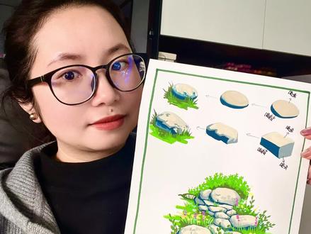 别再说石头难画了!🔥
今天把我压箱底的石头画法全教给你:
1️⃣ 先分亮面/暗面/灰面,建立体积感
2️⃣ 加细节和环境色,让石头“长”在草地上
3️⃣ 点缀花草,瞬间有了宫崎骏动画那味儿
新手也能跟着画,快收藏起来练起来!
#丙烯马克笔 #绘画教程 #零基础学画画 #艺术种草指南