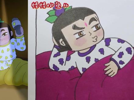 上床睡觉,谁来关灯 #简笔画 #画画 #绘画 #葫芦娃 #搞笑