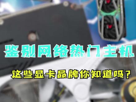 我敢说这些冷门但绝不邪门的显卡品牌,你肯定不知道!#电脑 #diy电脑 #显卡 #电脑配置 @DOU+小助手 #电脑知识 #搞笑视频 #套路表情包