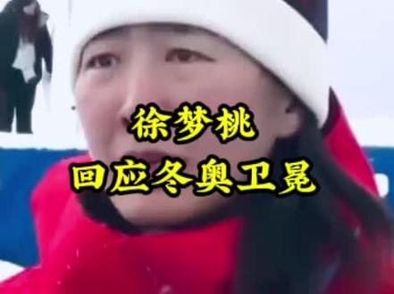 徐梦桃回应冬奥卫冕 #徐梦桃回应冬奥卫冕