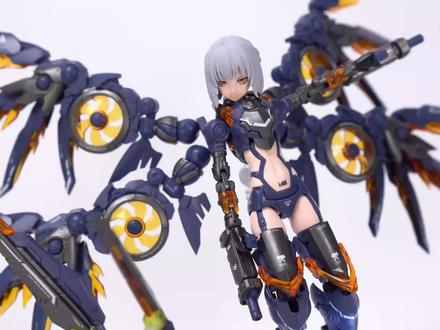 核能矩阵 夜影猎莺 鹰身女妖 阿梅莉亚 哈特曼 机娘拼装模型 #模型 #手办 #潮玩 #二次元 #模玩 #机甲