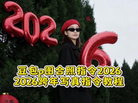 豆包p图合照指令2026,豆包指令p图过年,豆包p图指令教程女生氛围感#豆包p图圣诞指令 #豆包p图指令高级感2026 #豆包ai #豆包p图合照指令 #豆包P图已经nextlevel了 豆包p图新年拍照,豆包p图明星合影,2026跨年拍照,2026跨年拍照ai生成,2026气球拍照ai指令