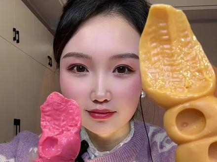 沉浸式吃爆火网红嚼嚼乐#沉浸式 #嚼嚼乐 #过年糖果 #小朋友新年礼物