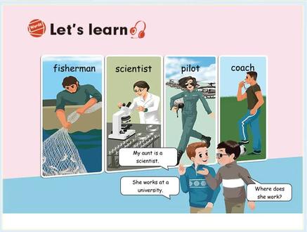 六年级英语上册第五单元Blet's learn 课本第51页单词领读