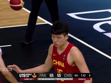 U19世界杯|法国83:63中国|杨瀚森出场25分钟7投中6拿下14分6篮板3助攻3盖帽。 #U19世界杯 #杨瀚森 #中国男篮 #抖音篮球季
