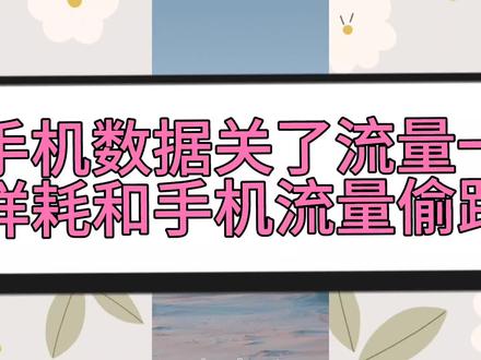 教你解决小米手机或红米明明流量关闭好了还是产生流量和流量偷跑#小米手机 #红米手机