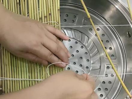 纯手工编制 ,芦苇篦子,给发一个编织视频,很简单好学。