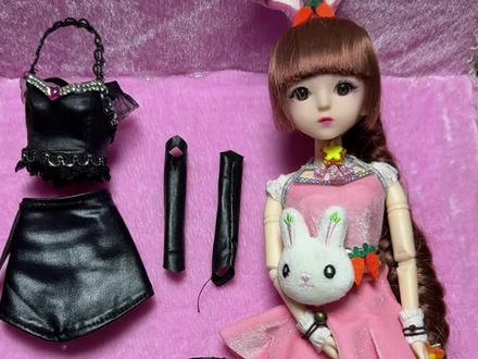 当小舞穿朱竹清衣服效果如何#芭比娃娃手工 #芭比玩具 #芭比公主娃娃玩具 #换装娃娃 #小舞娃娃