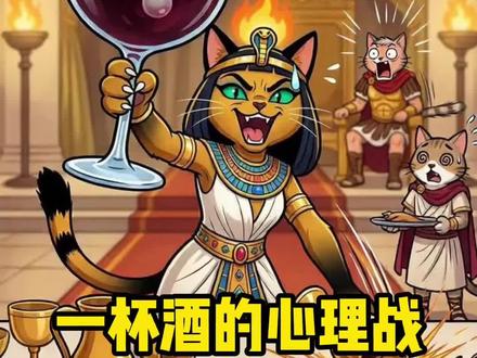 一杯酒,换一个国! #冷知识 #罗马 #埃及 #历史 #猫咪