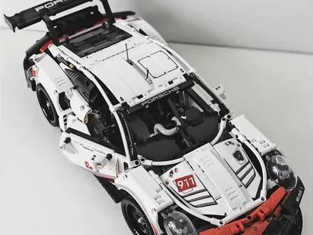 保时捷911拼装教程1-8步骤#国产积木推荐