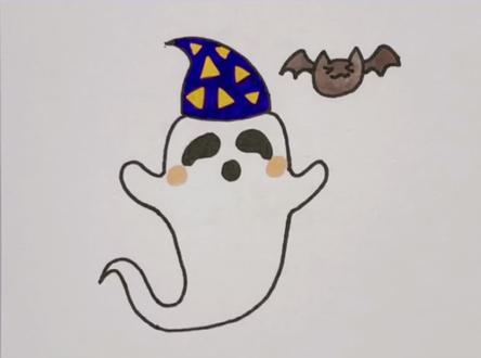 今晚的party上,小心可爱鬼哦#万圣节 #简笔画 #儿童简笔画 #可爱简笔画 #创意简笔画 #简笔画教程 #画画教程 #儿童画 #手绘 #一起学画画 #绘画教程简单画法 #少儿美术 #创意美术 #亲子教育 #绘画 @抖音小助手