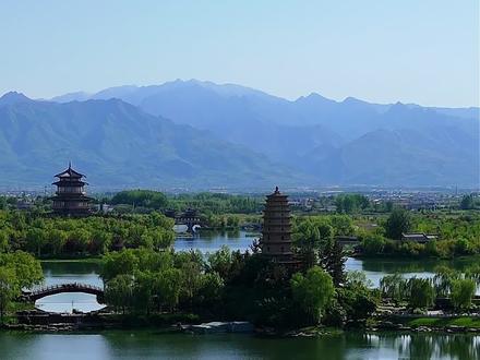 春天的渼陂湖 一湖藏千年,半水映长安。#渼陂湖 #西安 #四季予你 #旅游