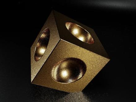 3DMAX如何使用材质做出这种模型倒角效果?#3dmax #3dmax教程