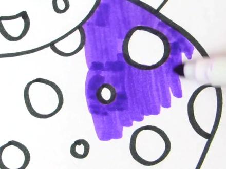 和我一起学画画,今天我们来画一只蜘蛛! #宝宝学画画 #儿童画 #马克笔儿童画 #儿童画教程 #儿童绘画