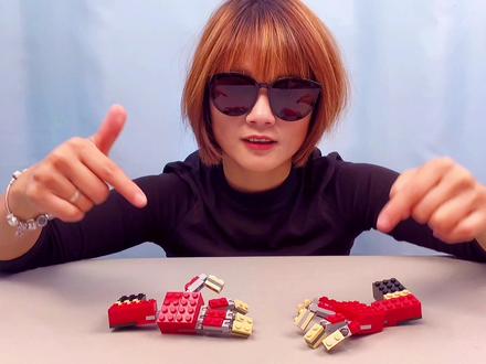 教你用积木搭建FNF的ANNIE,左手拿麦右手拿饮料,你说像不像 #周五夜放克 #乐高积木搭建