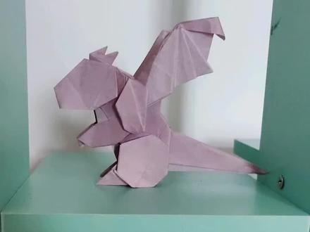 #折纸教程 #折纸小飞龙 超酷,超详细教程