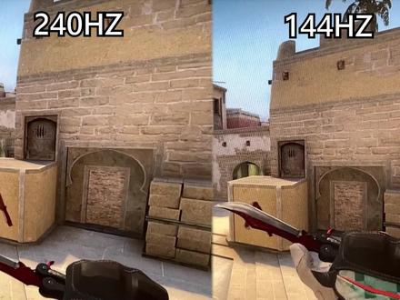 【csgo】144HZ和240HZ的区别! #csgo #cs #游戏日常